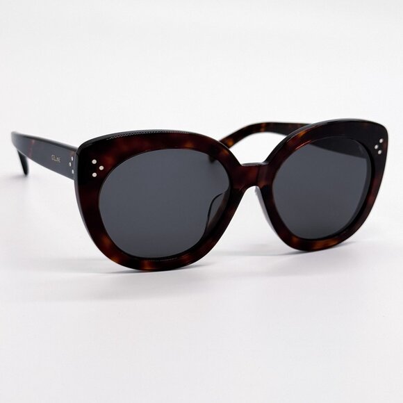 NEW CL40295F 52A CELINE SUNGLASSES HAVANA GREY EYEWEAR - Picture 4 of 9